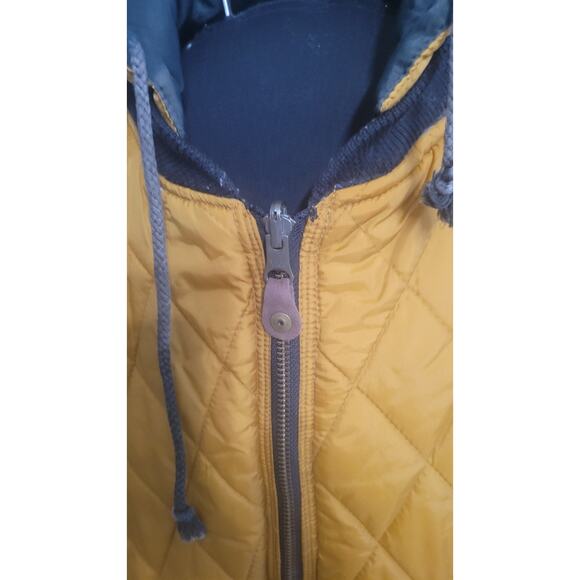 Vintage Aberdeen Reversible Bomber Jacket M Black/Gold Quilted 80s 90s... - Picture 6 of 10